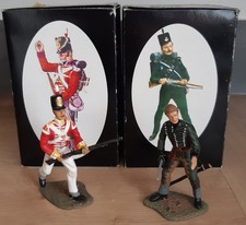 Cotswold Collectibles Sharpe Cold Painted Porcelain Figures Private & R Sharpe
