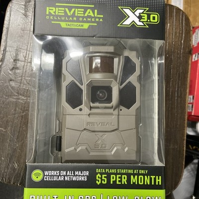 Tactacam Reveal X 3.0 Cellular Trail Camera RV-TC-XGEN3  NEW AND SEALED!