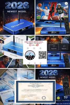 SuperBox S7 MAX 2026 Android TV Box 6K 64GB WiFi 6 Voice Remote