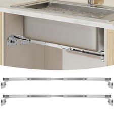 Undermount Sink Brackets 28-39.8" Adjustable Pole 900lbs Stainless Steel Kit