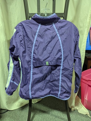 Vintage hanes sport girls large 10/12 2 piece warm up outfit purple wind suit - Picture 6 of 12