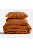 Nwot Quince Full/queen Duvet Cover Linen Terracotta NO SHAMS