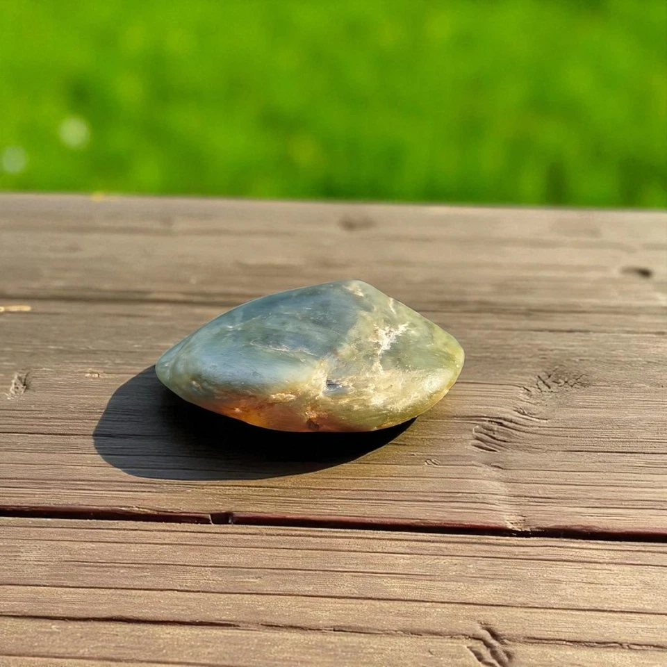 Nice Uncut Small Piece Natural Green Nephrite Jade 0.5 lb - Image 4 of 4
