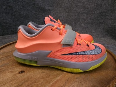 Nike KD VII Bright Mango Basketball Shoes Size Youth 5Y 669942-800 Women's 6.5