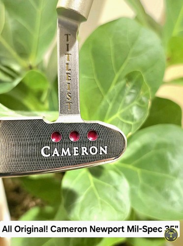 🌟CAMERON CLASSIC! NEWPORT PRO-PLATINUM MIL 35" SPEC NEW BABY-T GRIP+ HEADCOVER! - Picture 24 of 24