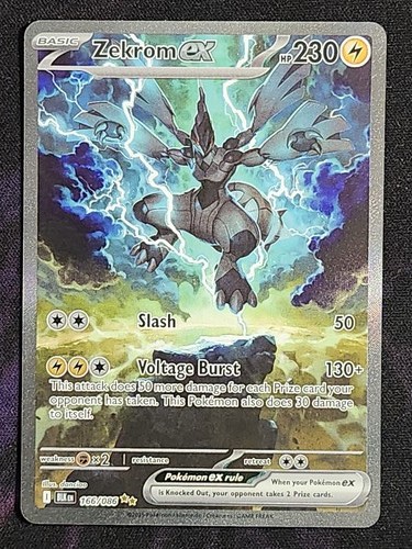 Pokemon Zekrom EX 166/086 Black Bolt BLK