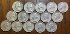 Fifteen (15) 1964 Washington Quarters - 90% Silver - Low cost shipping