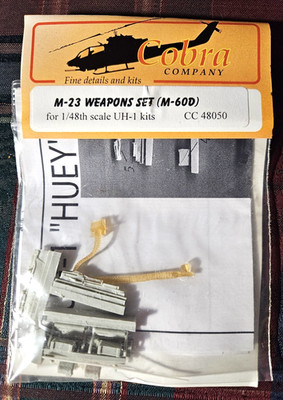 M-23 Weapons Set (M-60D) for Huey UH-1 Helicopter by Cobra / #CC 48050 / 1:48