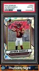 2024 PANINI DONRUSS #TR-37 JAYDEN DANIELS THE ROOKIES RC ROOKIE PSA 10