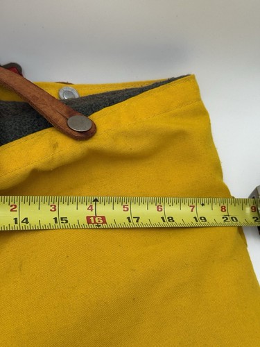 Vintage Alb Inc Firefighter Bunker Turnout Pants 38"x20" W Lion Uniform Suspend. - Picture 5 of 17