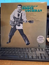 EDDIE COCHRAN VERY BEST OF EX-/EX LIBERTY VINYL LP ALBUM LONDON PROMO STICKER