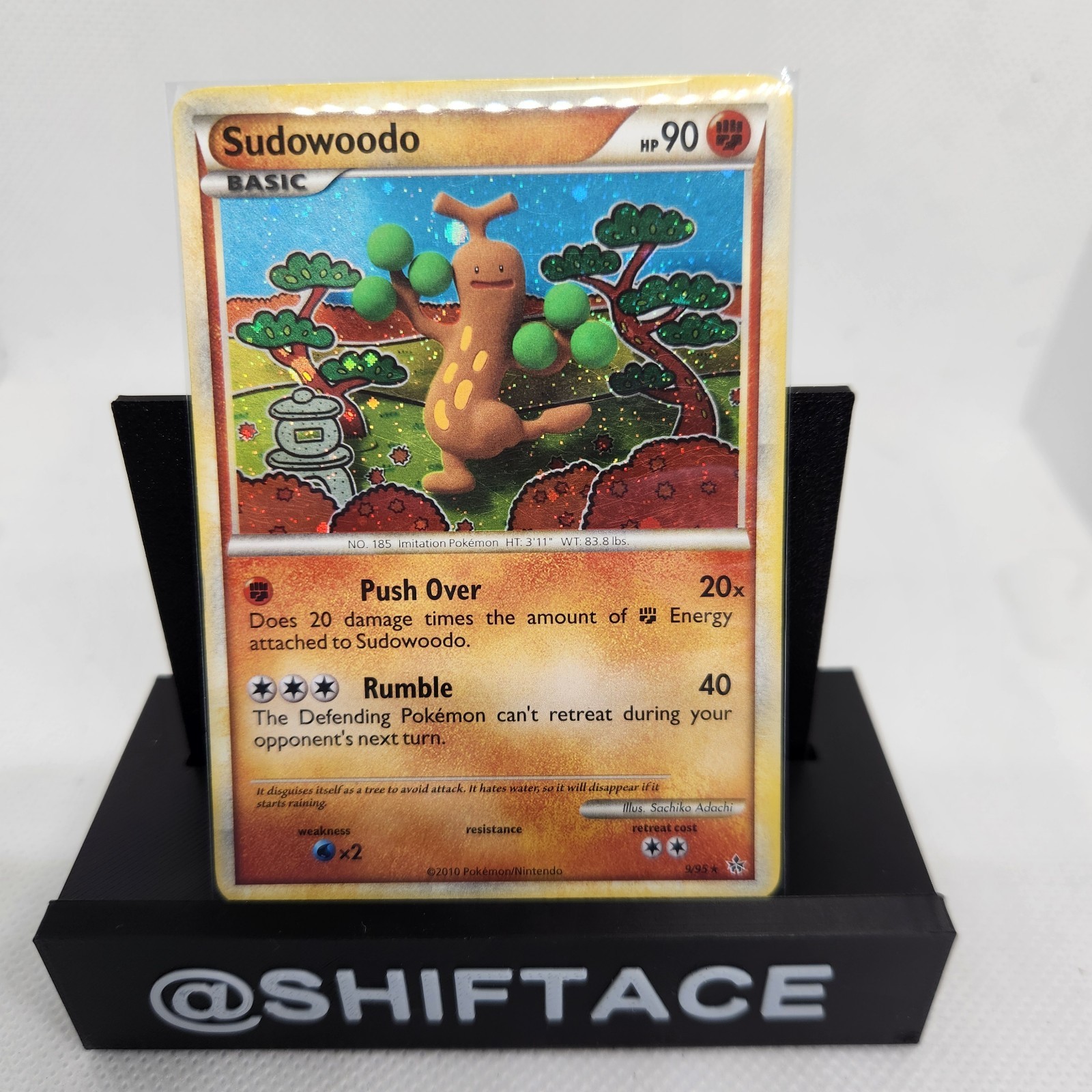 Sudowoodo 9/95 Holo Rare Unleashed LP Condition