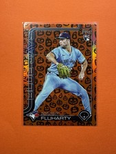 2025 Topps Update Series - Mason Fluharty #US138 Jack-O'-Lantern Foil (RC)