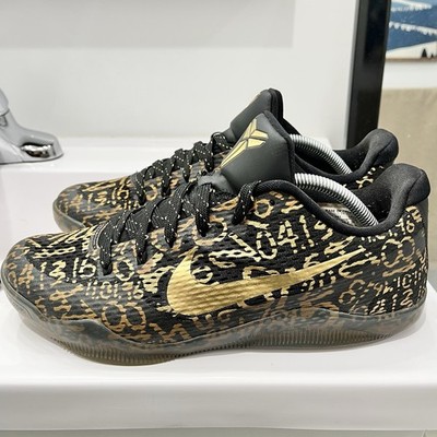 Nike Kobe 11 iD Mamba Day 2016 865773-991 Black Gold Size 10.5 Kobe XI