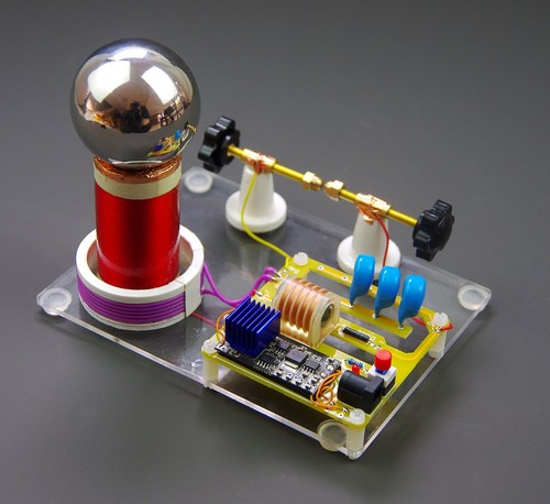 Mini Spark Gap Tesla Coil SGTC DIY Kit Electronics Soldering Kit Science Physics - Picture 7 of 7