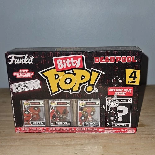 Funko Bitty Pop! Deadpool & Dinopool Marvel Vinyl Figures 4-Pack Multipack