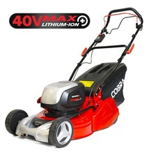 Image of Cobra RM43SP40VX 17" 40V Max+ Cordless Rear Roller Mower Battery + Charger