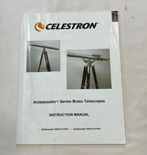 Celestron 50AZ 80AZ Ambassador Brass Telescop...