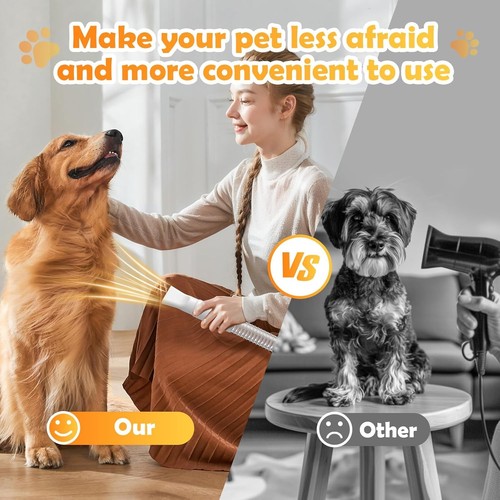 Aspirapolvere e asciugatrice per toelettatura cani e tagliaerba per spargimento toelettatura, bidone da 3L - Foto 8 di 9