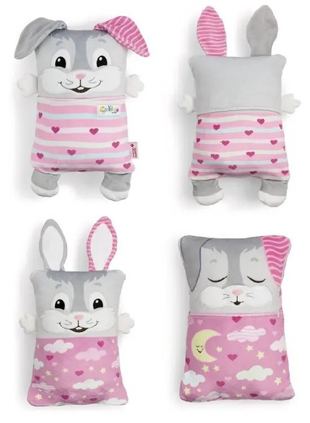 Nici 62294 Kuscheltier Hase Mit Wendefunktion 30X20Cm | Deutsch (2025) | 62294-image