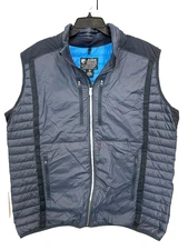 Kuhl Mens Spyfire Vest Goose Down Feathers Insulated Quilted Navy Puffer XXL
