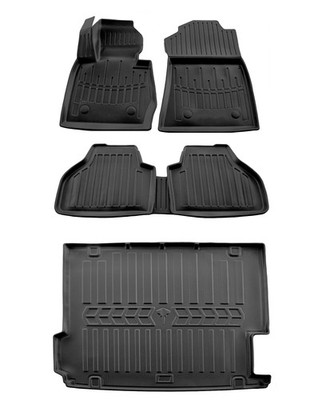 Gummimatten Fußmatten Kofferraumwanne für BMW X3 F25 2010-2017