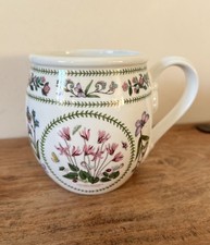 Portmeirion Variations Breakfast Mug Rare Bell Shape Cyclamen Repandum Botanic