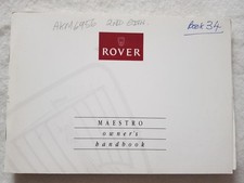 ROVER MAESTRO 1.3 DIESEL MODELS Car Owners Handbook 1993?AKM6956 2ND ED
