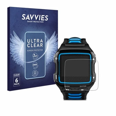 SAVVIES 6 Pack Screen Protector for Garmin Forerunner 920XT Protective Film Protection