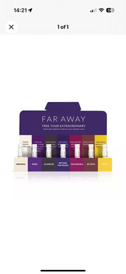 Avon far away Wardrobe Fragrance Collection x7 dipstick collection