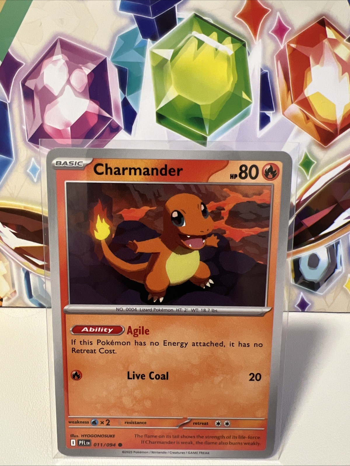 Charmander 011/094 Common Regular - Pokemon TCG Phantasmal Flames - NM