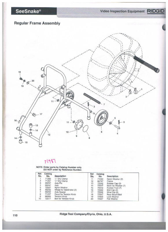 Ridgid 68247 - AXLE, SEESNAKE | eBay Ridgid 68247 - AXLE, SEESNAKE | eBay
