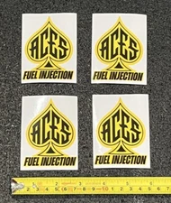 4 ACES FUEL  decals stickers racing hotrods *injection* fdrift offroad drags jdm