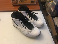 NIKE JORDAN SHOES MENS SIZE 11 375387-111 16.5 VERSION WHITE BLACK COLLEGE BLUE