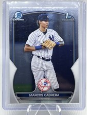 2023 Bowman Chrome Prospects Marcos Cabrera - 1st Bowman #BCP46 Yankees. (QH2)
