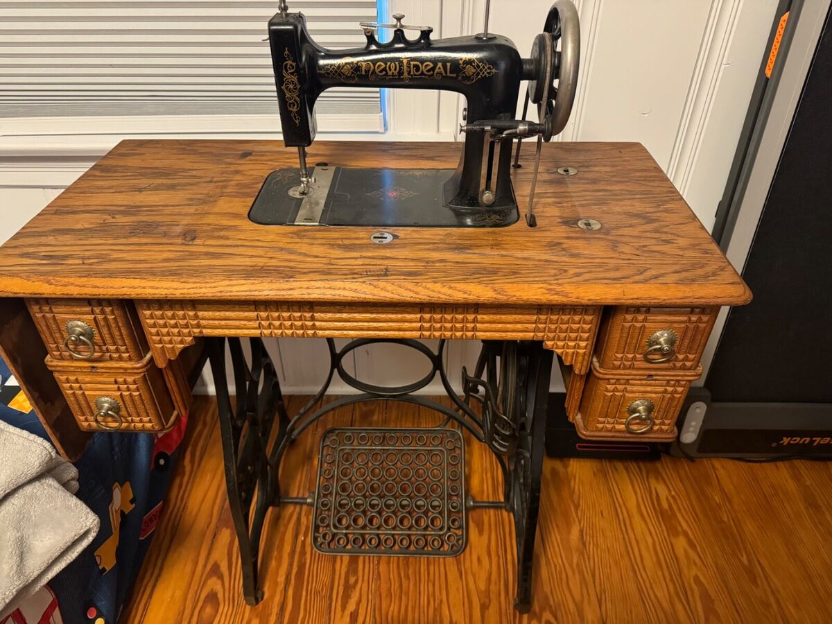 new ideal treadel sewing machine with table | eBay new ideal treadel sewing machine with table | eBay