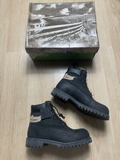 Timberland 6" Premium Classic Waterproof Kids Black Boots Size 5 M NEW