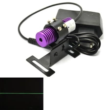 520nm 10mW Green Light Line Laser Focusable Adjustable Module +Adapter + Bracket