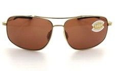 Costa Del Mar Shipmaster Sunglasses Shiny Gold/Copper 580Plastic