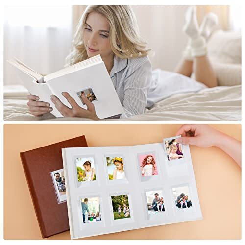 128 Pockets Photo Album with Writing Space, Front Window, Photo Albums 3 Inch - Picture 7 of 7