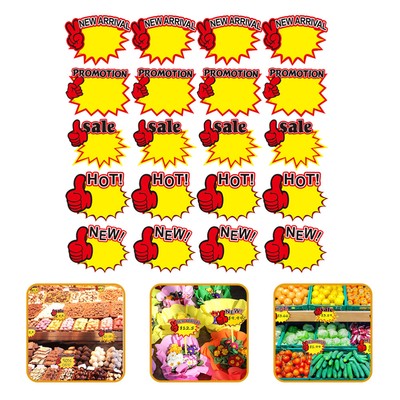  250 Pcs Commodity Price Tag Retail Store Display Tags Supermarket