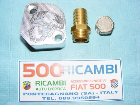 FIAT 500 D F L R & 126 TAPPO SFIATO OLIO ABARTH MOTORE PER ESCLUDERE LA POMPA BE