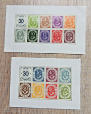 Briefmarken -30Jahre-Zifferserie-Deutsche Post