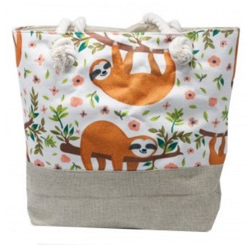 Rope Handled Canvas Tote Bag - Spacious Shopper and Beach Bag - Picture 5 of 26