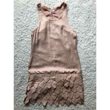 Women's Alice & Olivia Sleeveless Scalloped Mini Dress