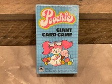 Vintage 1983 Golden Mattel Poochie Giant Card Game in Original Box Sealed new