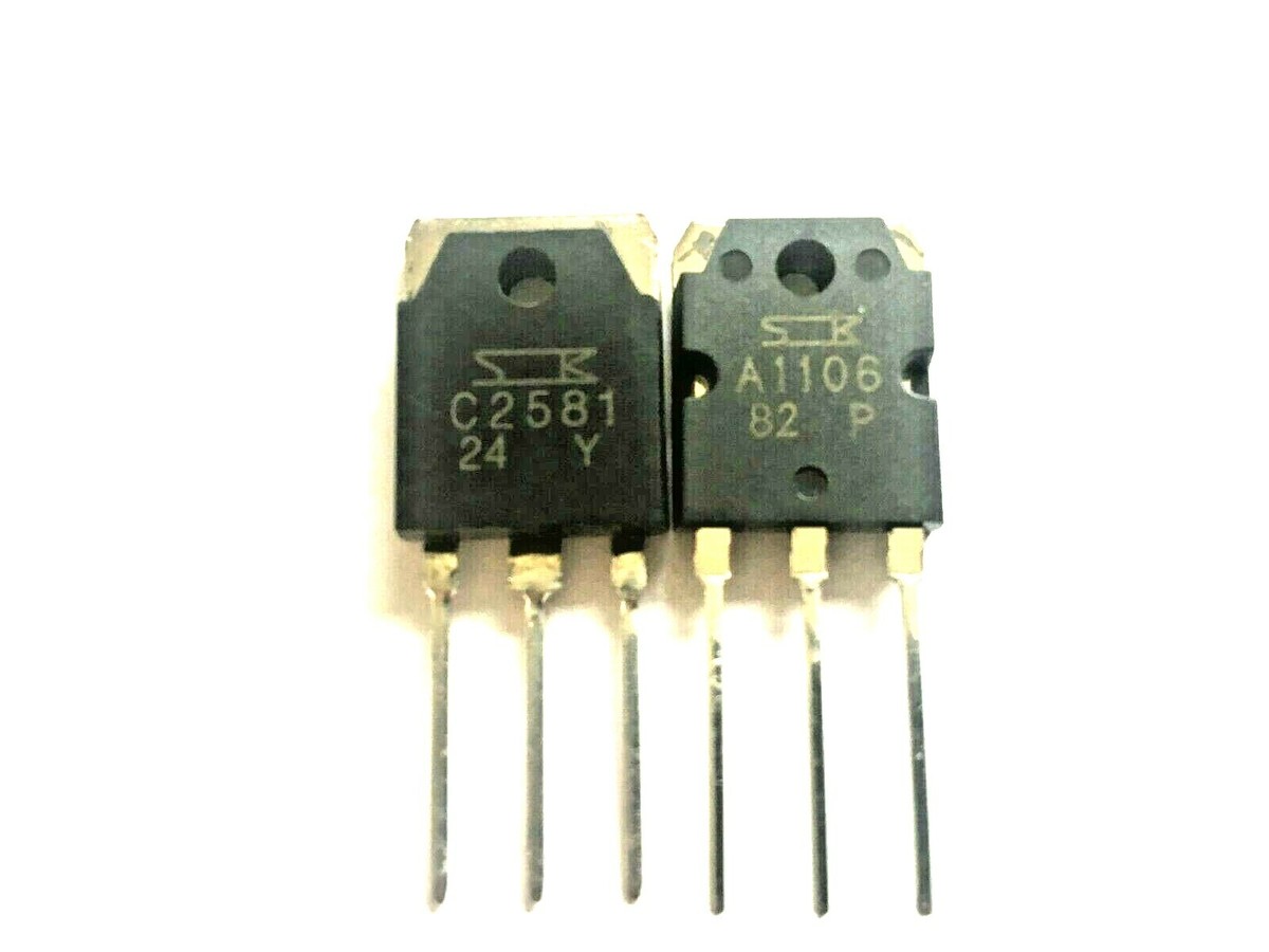 tuan123さん専用 4 Pairs | 2SC2581 + 2SA1106 Original Sanken Silicon NPN+PNP