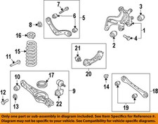 KIA OEM 06-26 Amanti Suspension Components-Lower Cntrl Arm Mount Bolt 527122G000