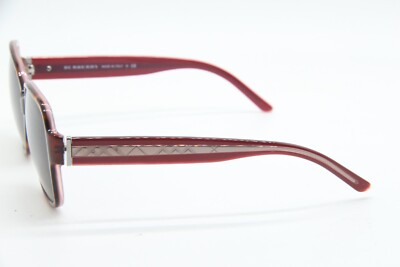 New Burberry Women\'s B4108 3292/13 Havana Red Pink Authentic Sunglasses Burberry Red Sunglasses for Men for sale | eBay main image 4