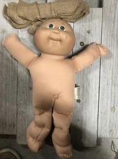 Vintage 1978,1982 Original Cabbage Patch Kids Doll Preemie Green Eyes And Dimple